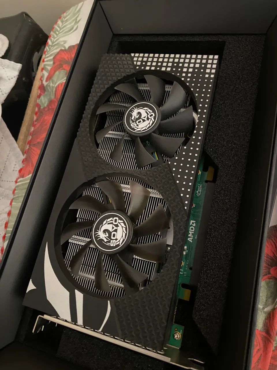 Monitor AOC 24 polegadas acompanhado de uma placa de vídeo Rx 580 8gb DDDR5 - Foto 5