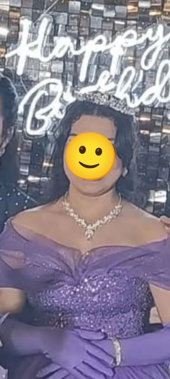 Vestido Debutante Roxo Completo - Foto 2