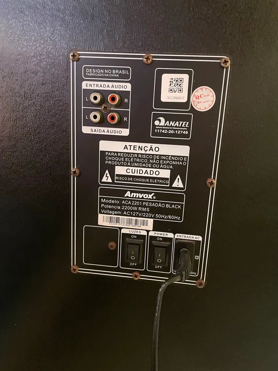 Som Amvox 2200W - Foto 5