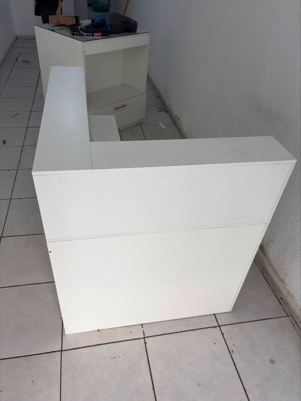 Balcão Caixa/Recepção em L para lojas - Foto 2