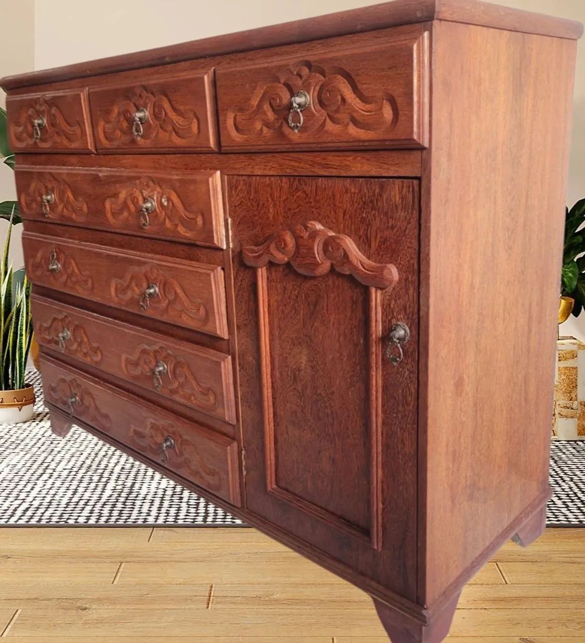 CÔMODA DE SUCUPIRA GIGANTE  - Foto 4