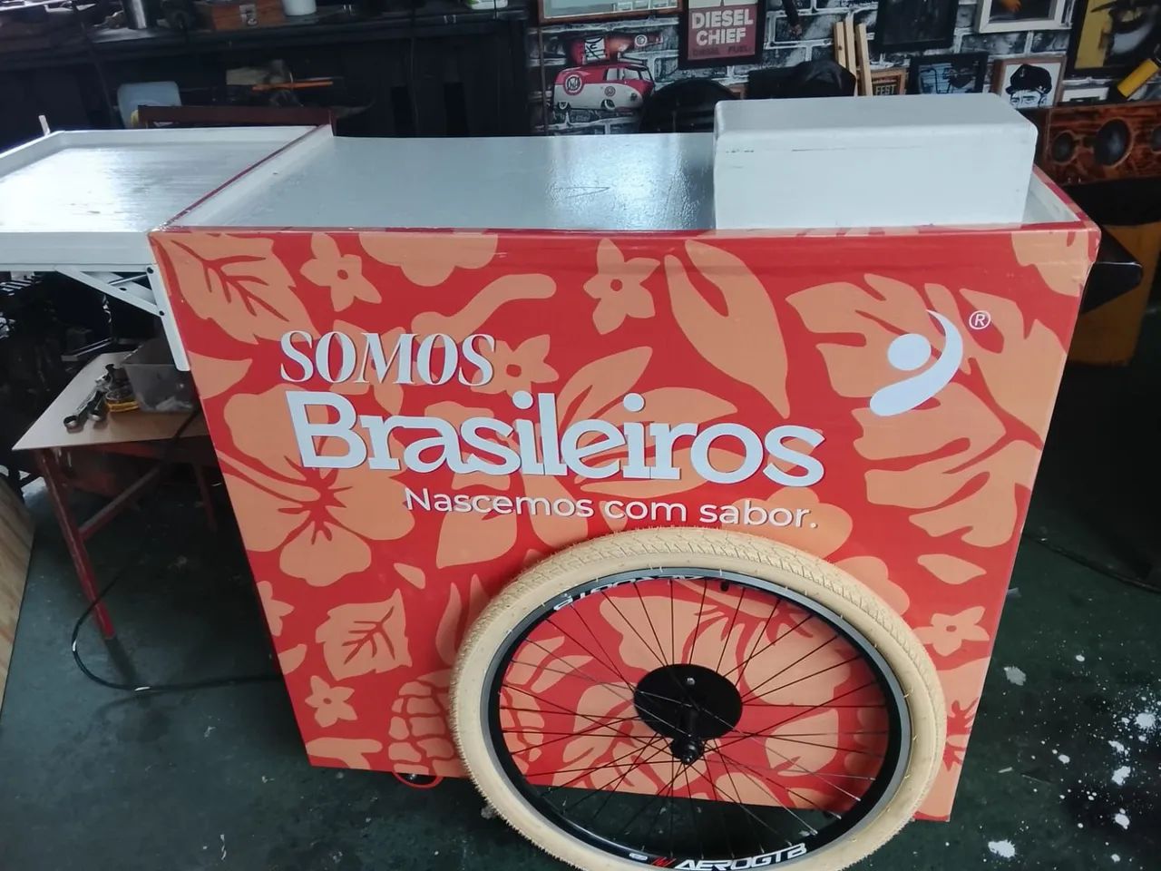 Carrinho para eventos  e feiras 