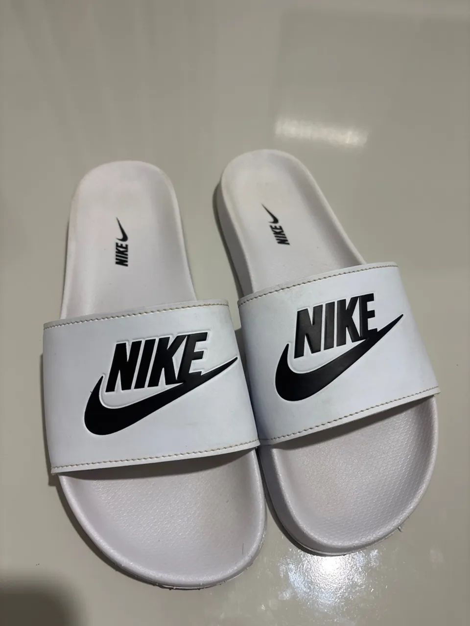 Chinelo Slide Nike Branco - Foto 3