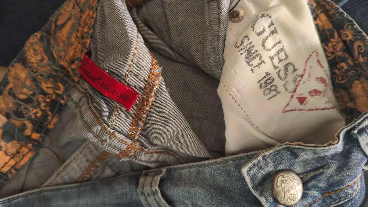 GUESS CALÇA WIDELEG veste 42 - Foto 5