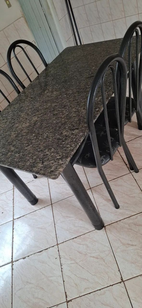 Mesa de Mármore 6 Lugares - Foto 2