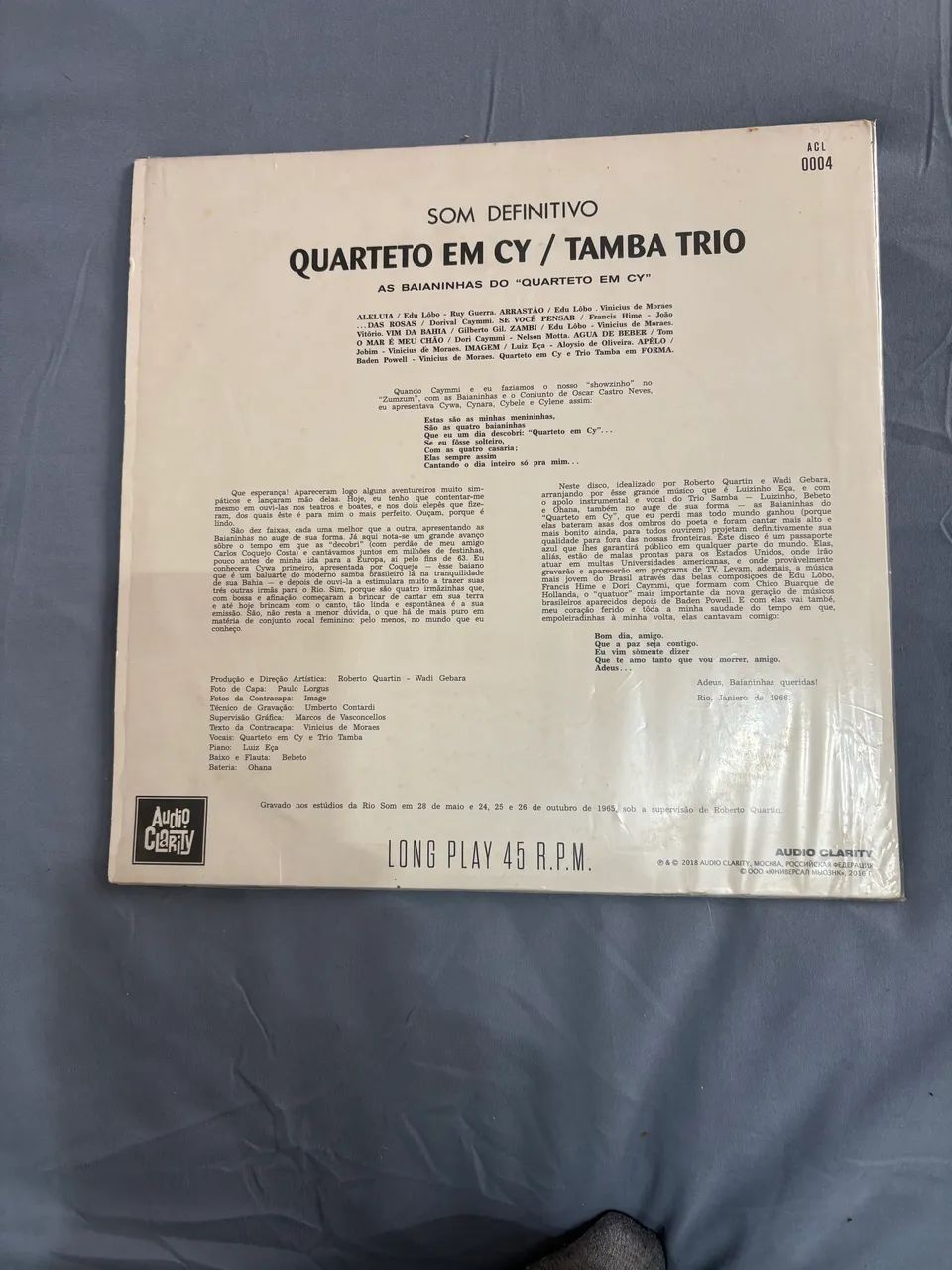 LP Quarteto em Cy/ Tamba Trio ? Som definitivo ? 1965 - Foto 2