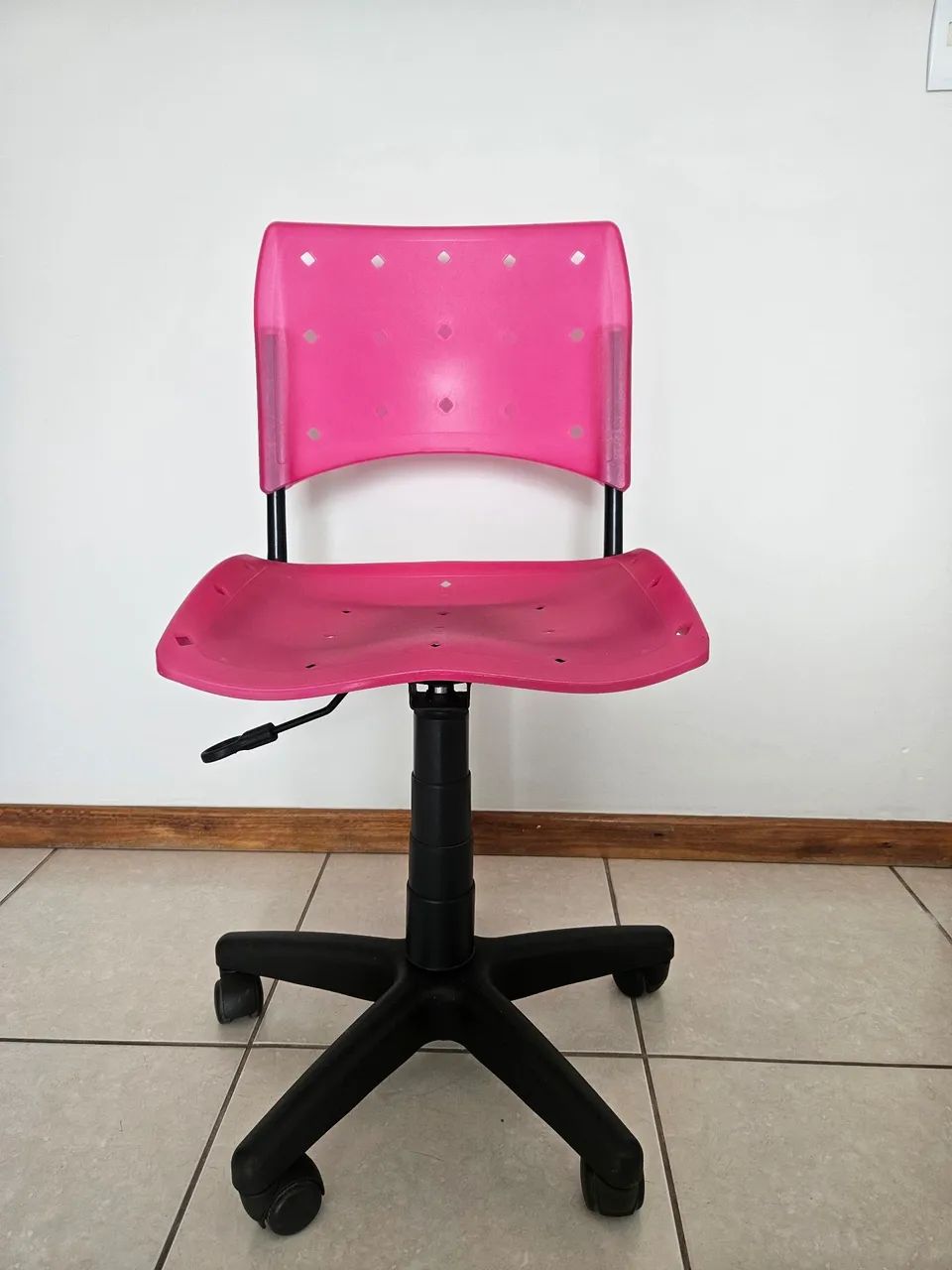 Cadeira Giratória Rosa - Foto 2