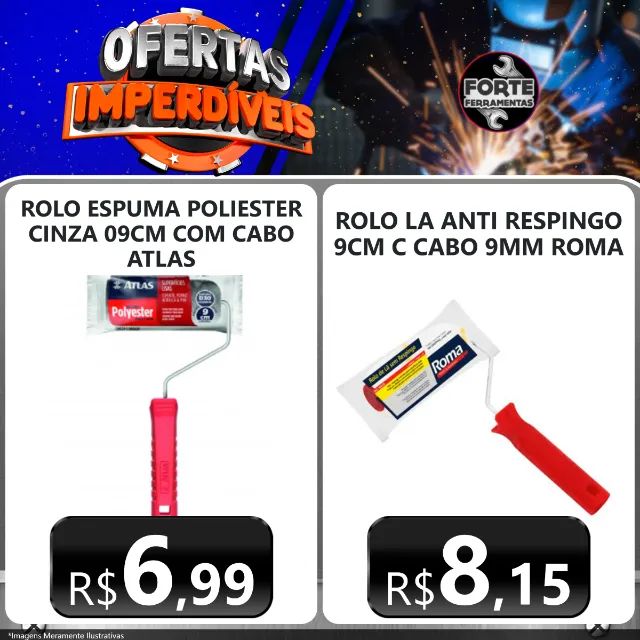 Rolo de Lã Ou Espuma 