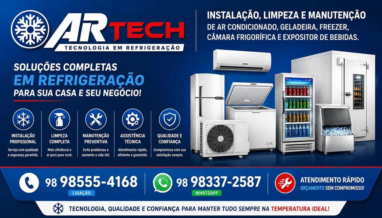 Geladeira, Ar condicionado 