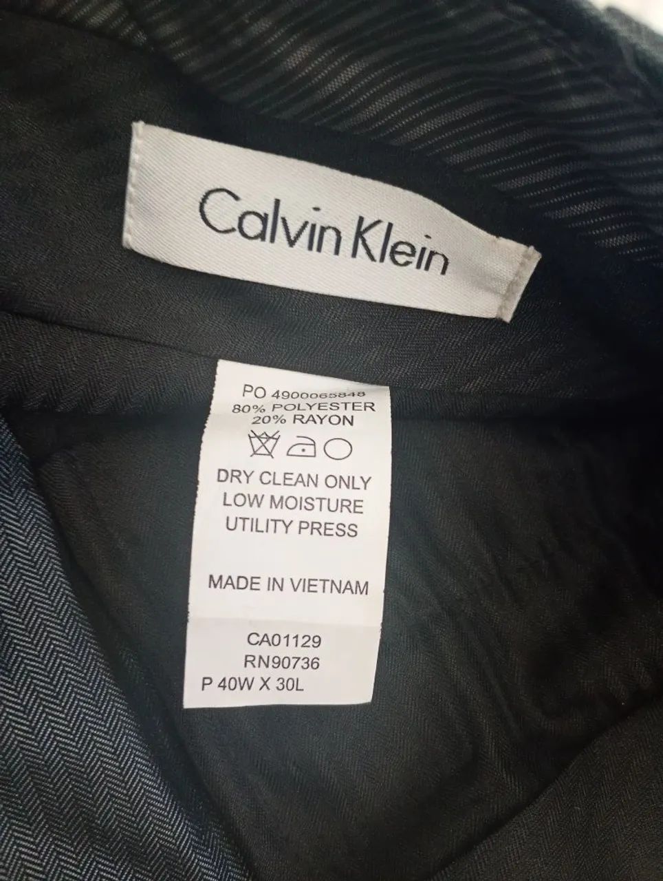 Terno Calvin klein chumbo  - Foto 2