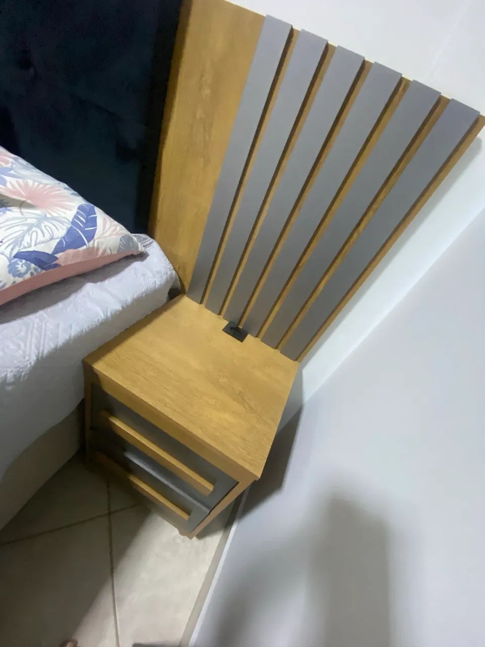 Cama queen e cabeceira - Foto 2