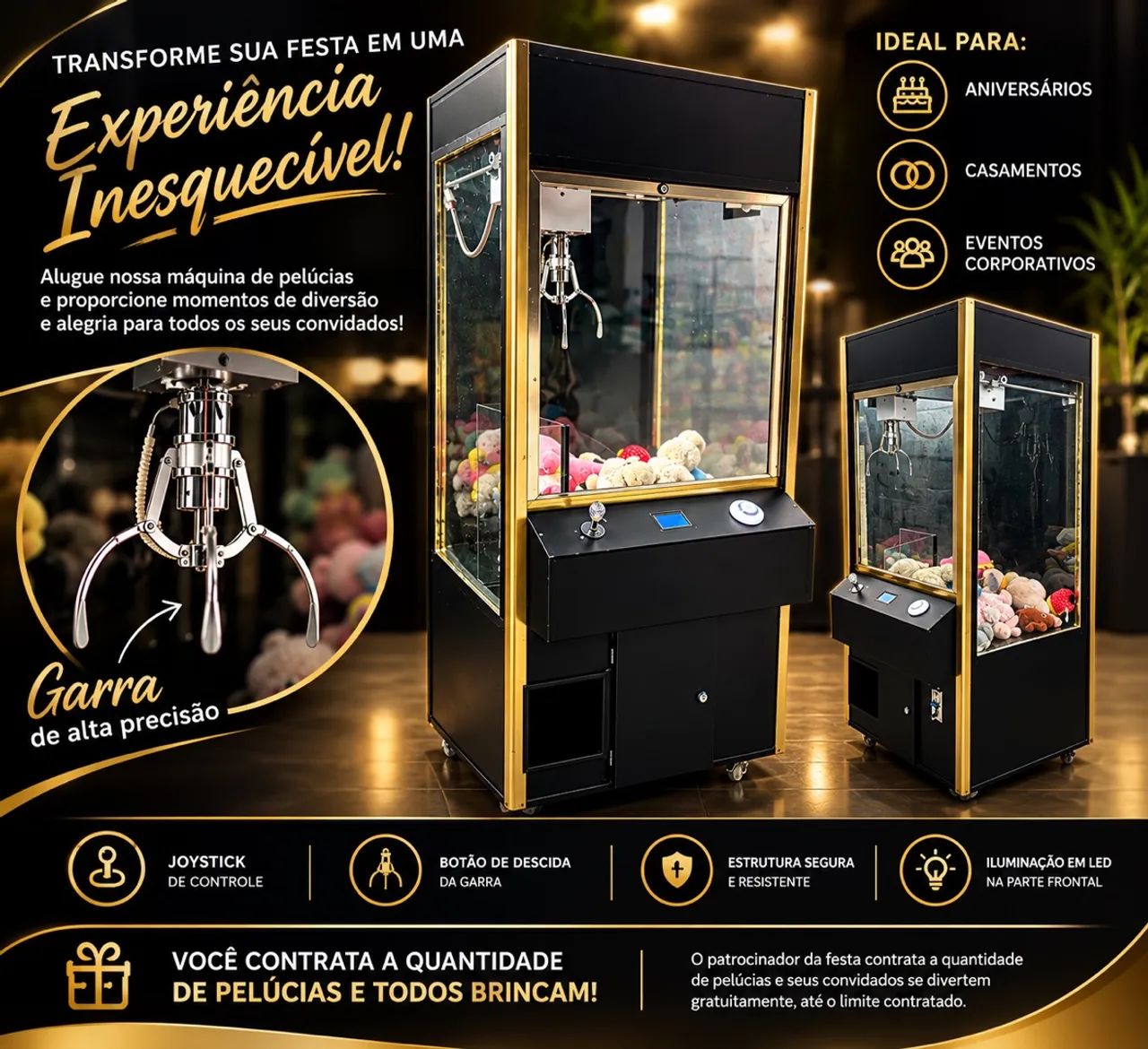 Máquina de pelúcia 