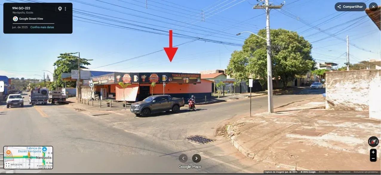 Vendo ponto comercial de esquina em Nerópolis saída para Nova Veneza - Foto 2
