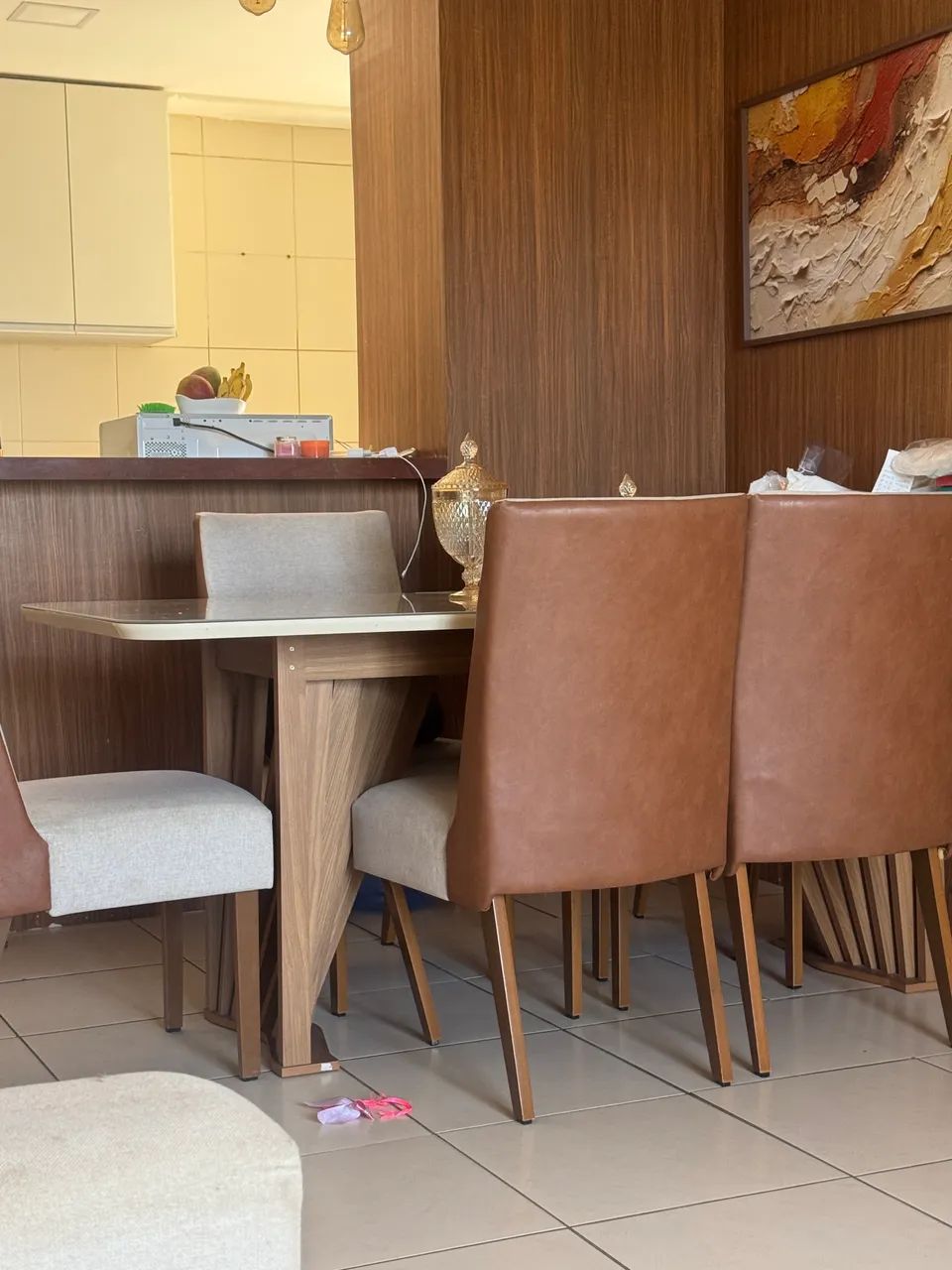 MESA DE JANTAR 6 LUGARES ( SÓ A MESA)  - Foto 2