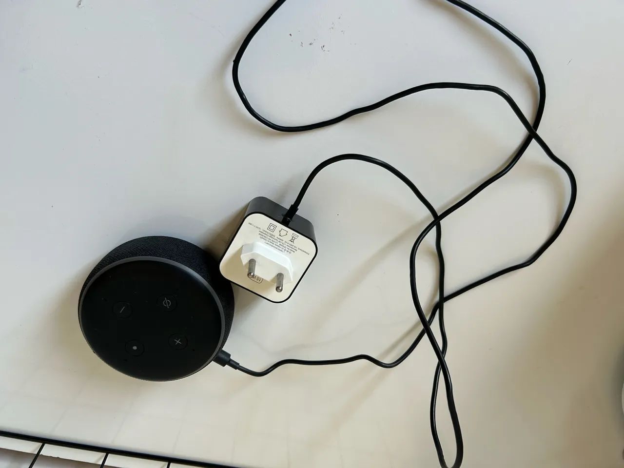 Echo Dot 3ª Geração Alexa + Fonte Original 15W - Foto 2