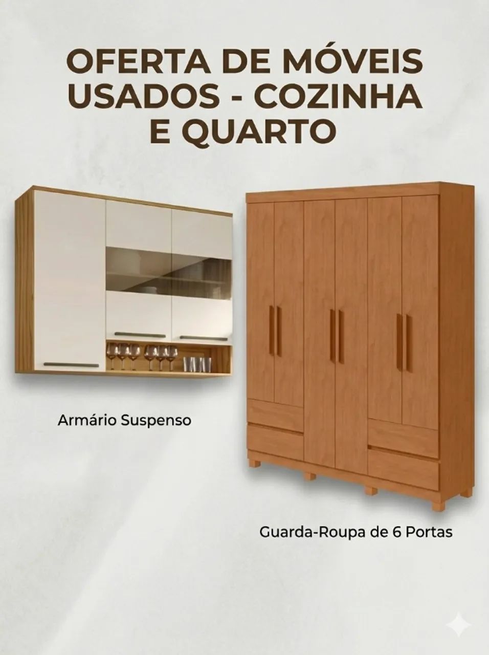 Armario de Cozinha e Guarda-roupa 