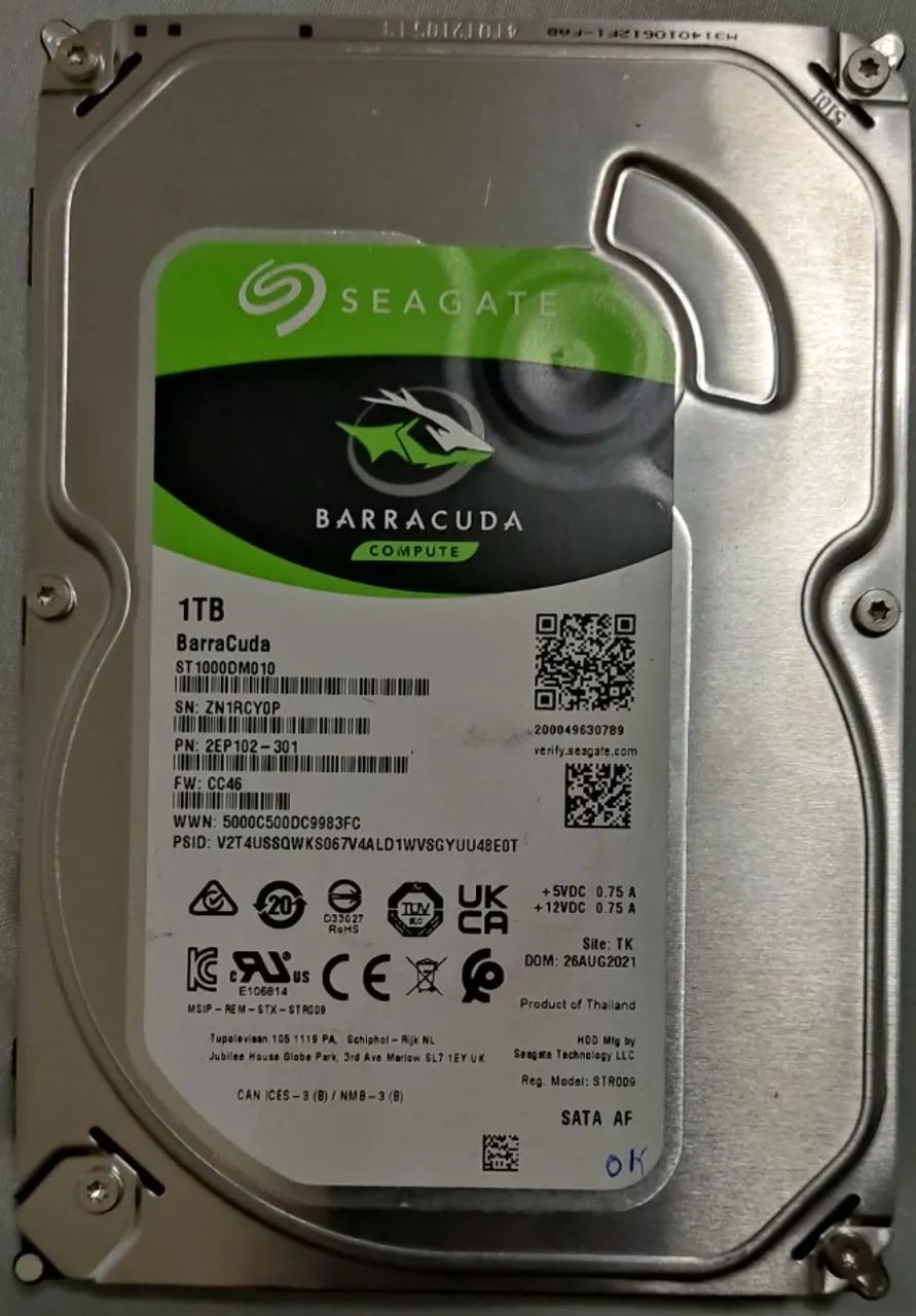 HD 1TB Seagate 3.5'