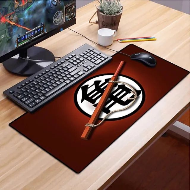 Mouse Pad Gamer  Grande  Master Roshi e Cudgel - Foto 3