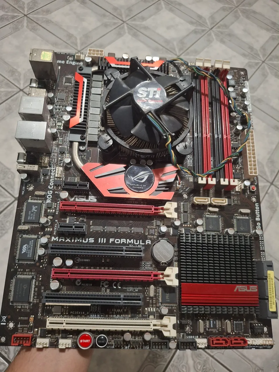 KIT ASUS ROG STRIX X99 GAMING + i7-6800K + AIR COOLER - Peças de