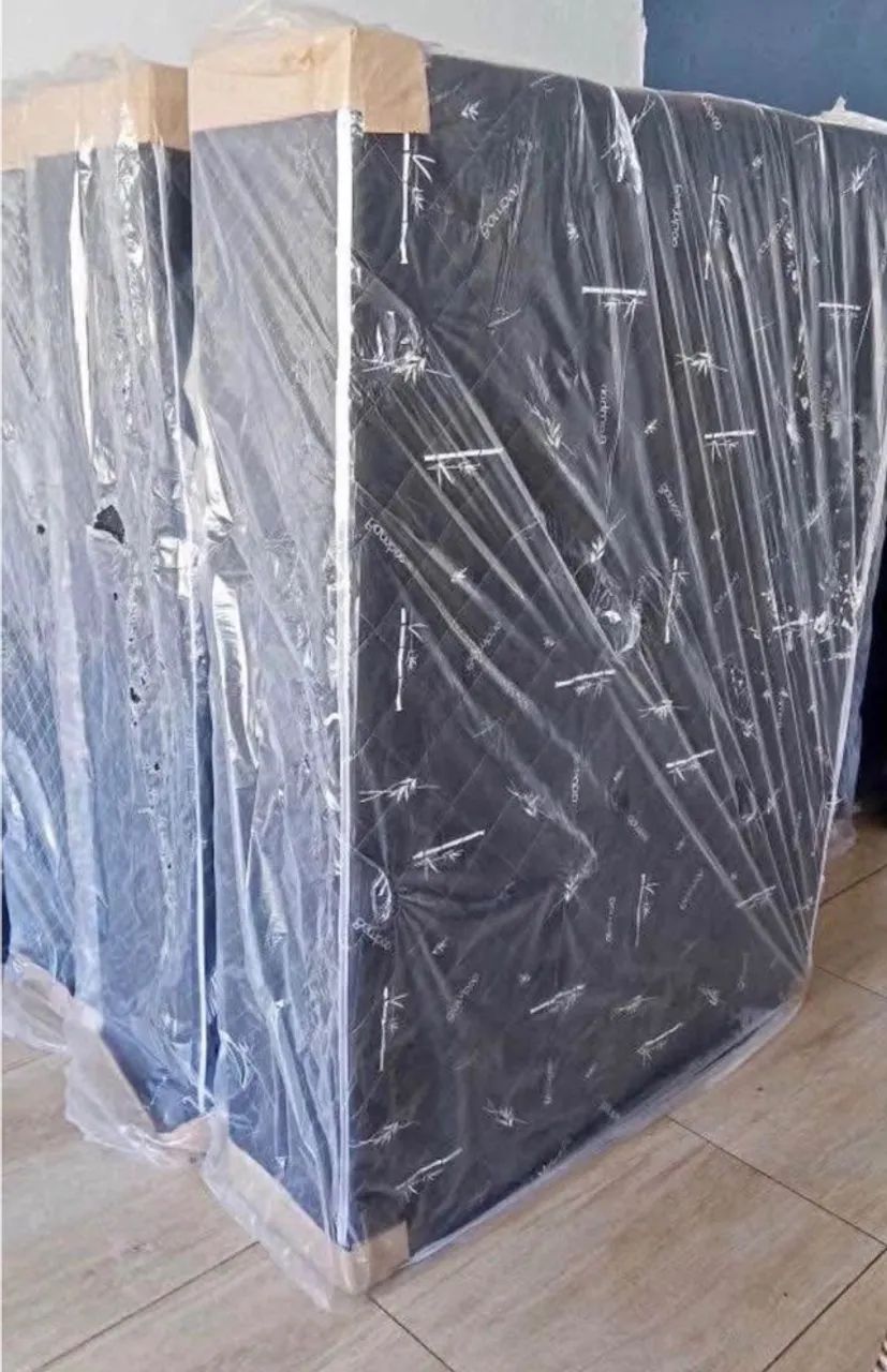 Cama box casal (com molas) 