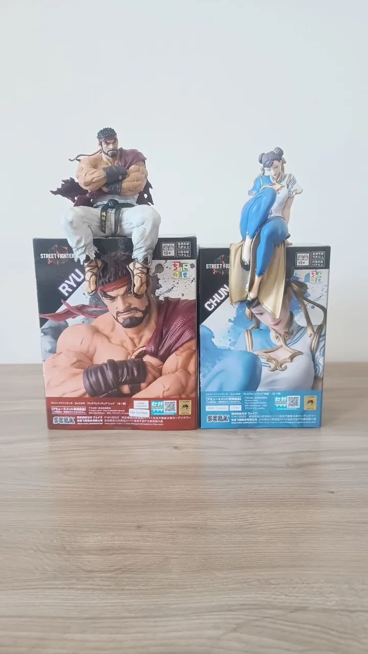 Figure Ryu e Chun-li Street Fighter 6 Original - Foto 2