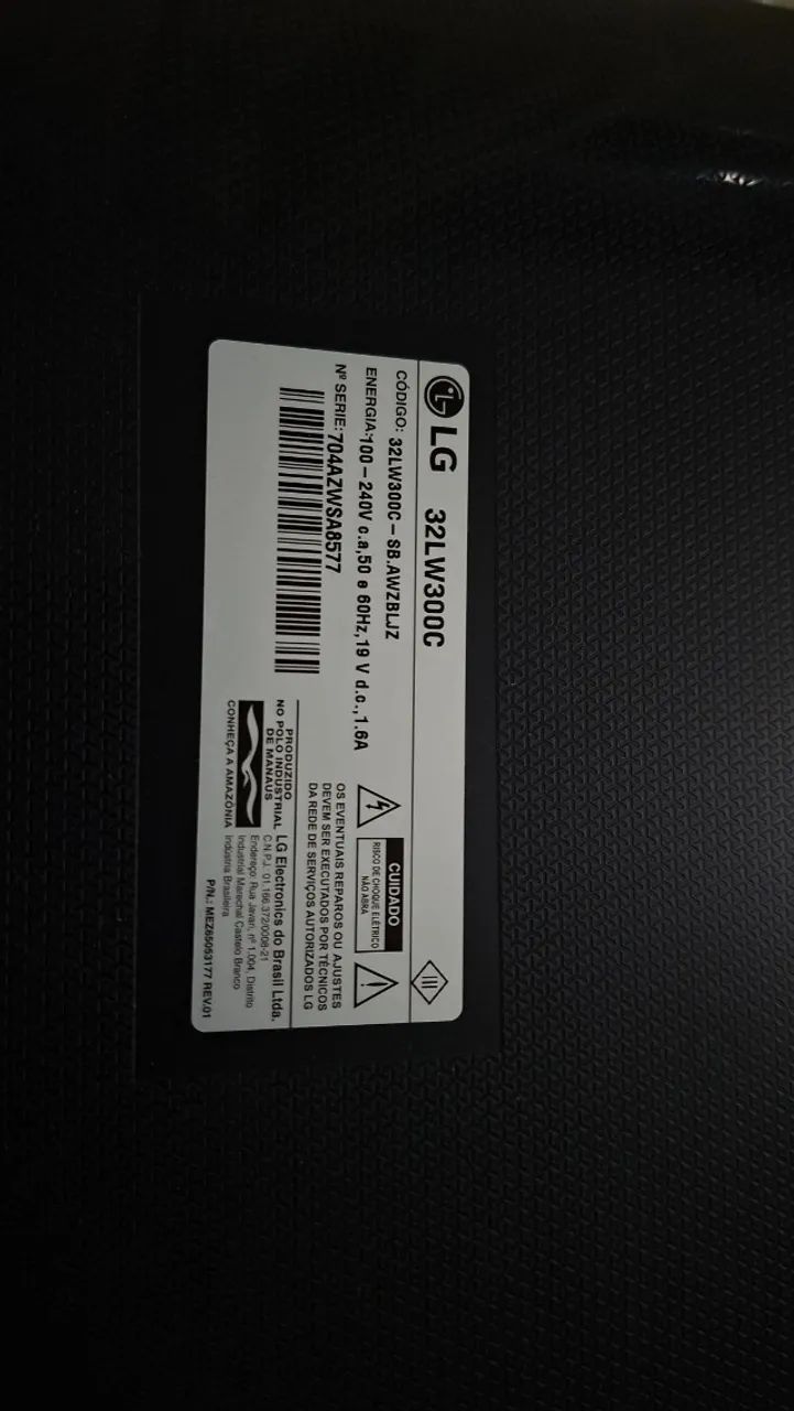 TV LG 32 - Parou de funcionar