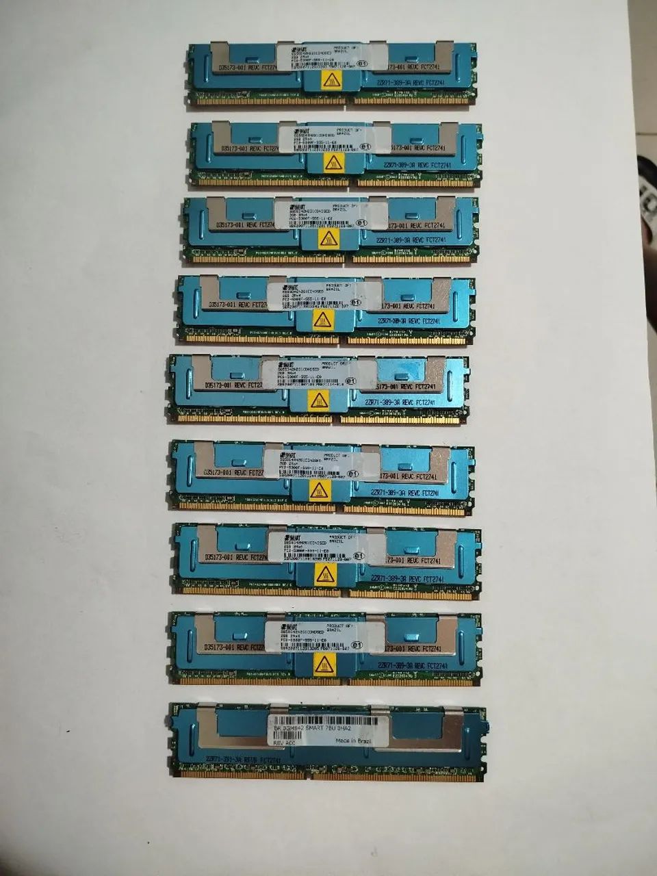 9 Memórias Ram para Servidor  2gb.