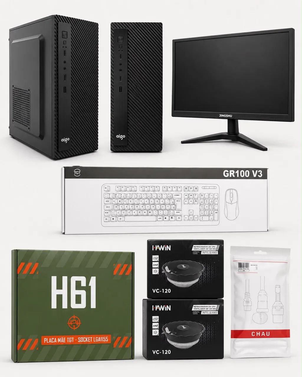 COMPUTADOR COMPLETO NOVO PRONTO PARA USO