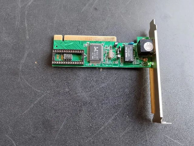 Placa De Rede Pci 10/100 Mbps MAG Rtl8139/d 32 Bits - Usado  