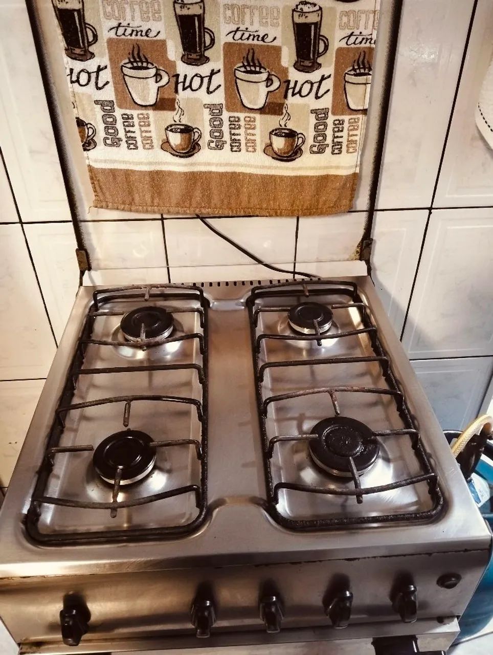 Fogão inox 4 bocas elétrico. - Foto 4