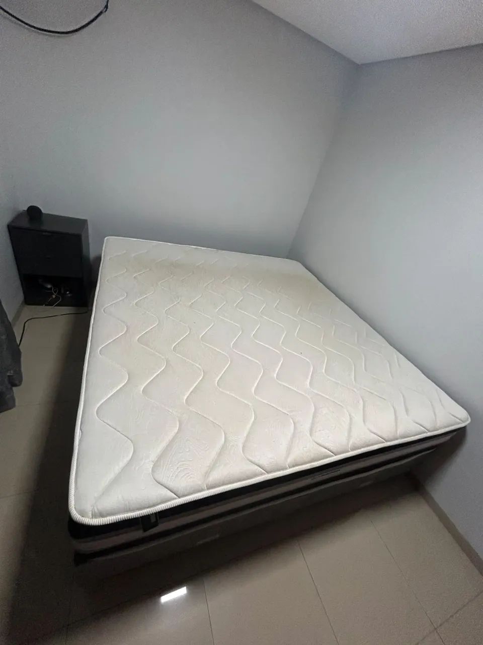 CAMA E COLCHÃO KING SIZE - Foto 3