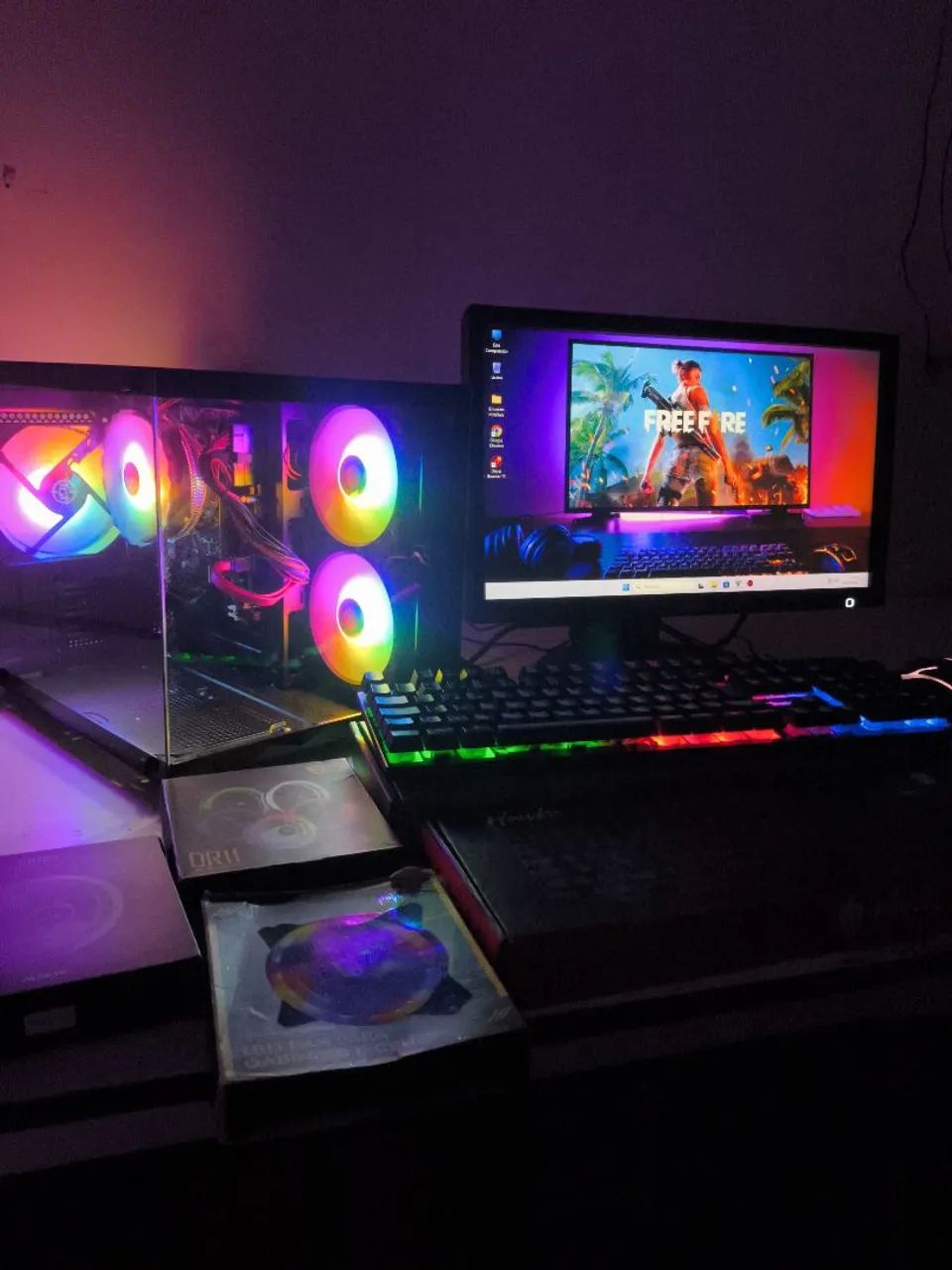 PC Gamer Novo, Intel i5 com Ssd e Tela 19 polegadas led. - Foto 2