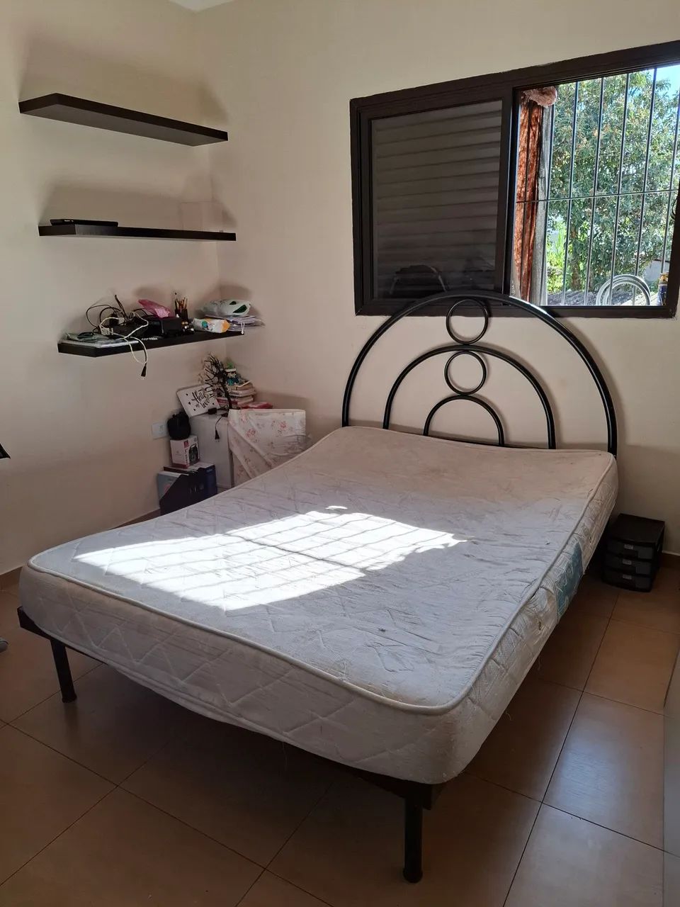 Only R$300.00 Double Iron Bed with D33 Mattress