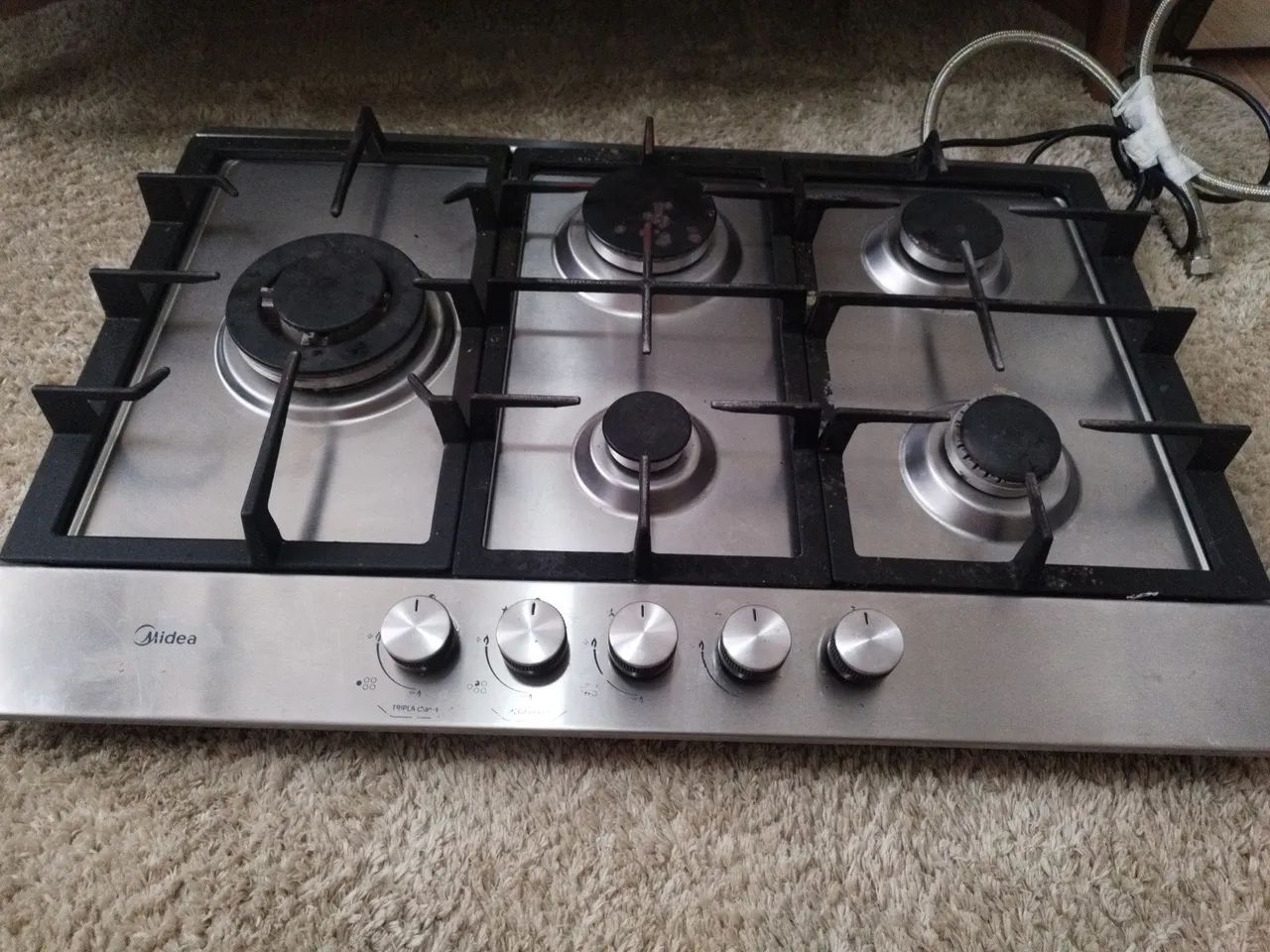 Cooktop inox 5 bocas - Foto 2