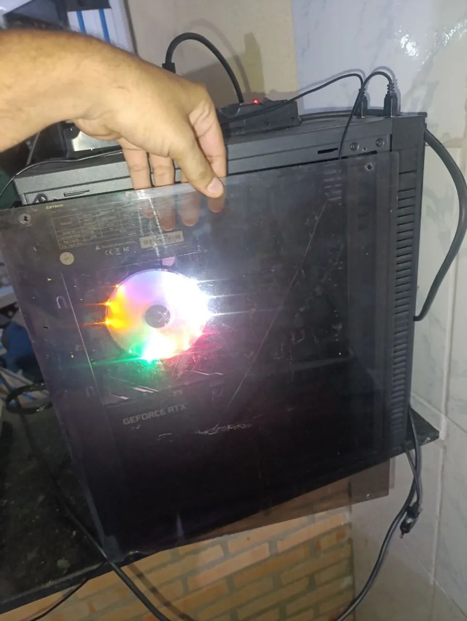 Pc gamer Intel core i7-9700+RTX3060ti(pra vender logo) - Foto 4