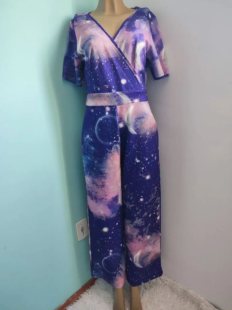 Macacão feminino longo estampado  - Foto 5