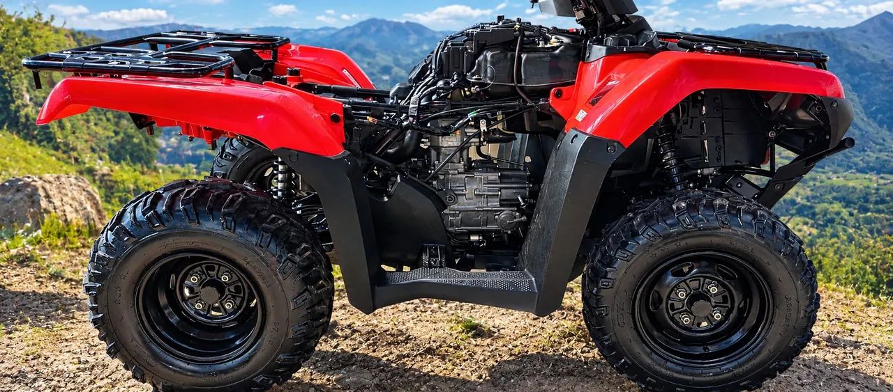 quadriciclo fourtrax 420cc 4x4 e 4x2 - Foto 3