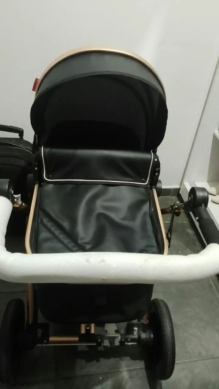 Carrinho de bebê Luxo Europeu Original  - Foto 2