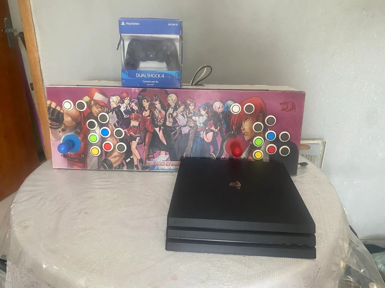 Ps4 pro e controle de fliperama  - Foto 2