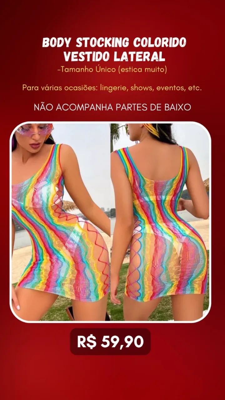 Body Stocking Look Gringa - Foto 4