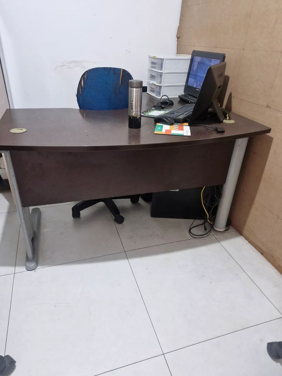 Mesa em L para escritório  - Foto 2