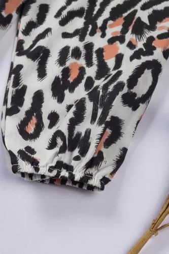Camisa animal print de chiffon nova/nunca usada - Foto 5