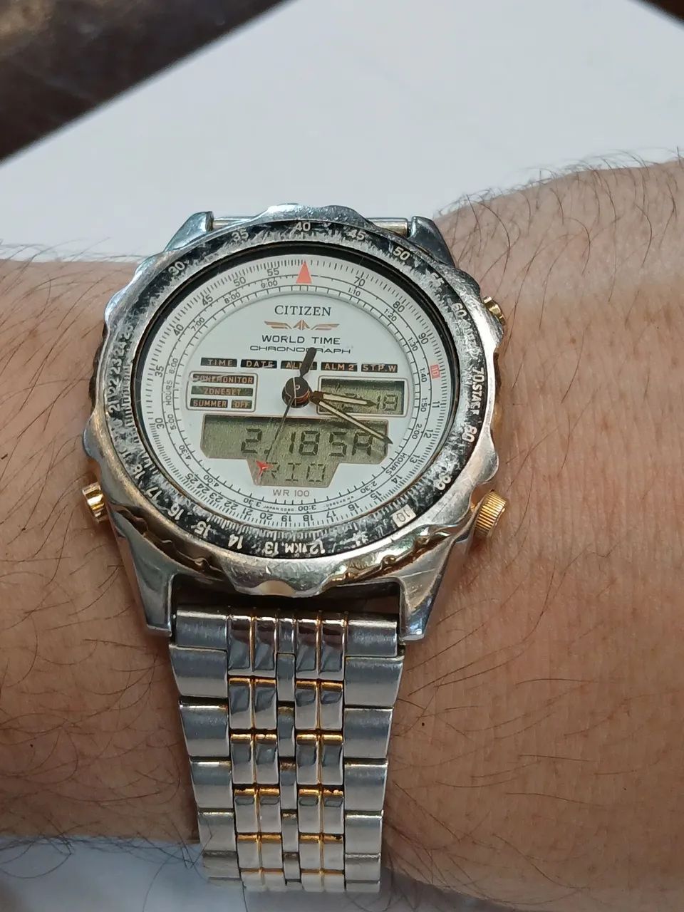 Relogio Citizen World Time Chronograph C080 - Acessórios - Parque