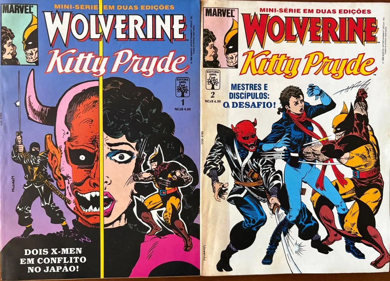 X-Men e Wolverine - 9 REVISTAS, quadrinhos clássicos Editora Abril - Foto 3