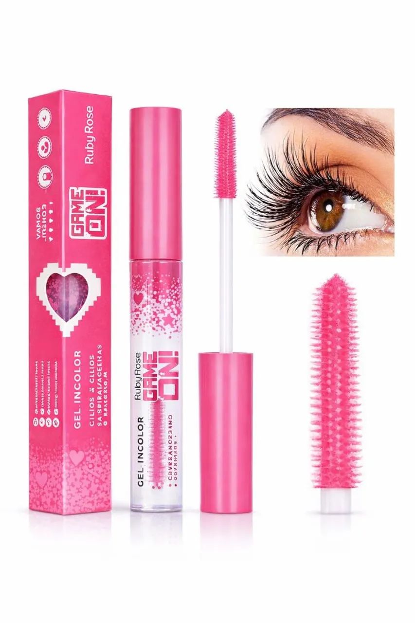 Gel incolor para cílios e Sobrancelhas Ruby rose 