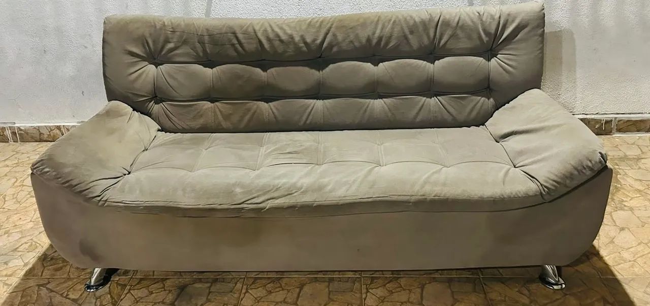 Sofá 3 lugares entrego - Foto 2