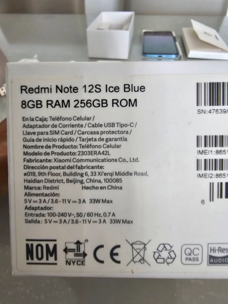 Xaiomi note 12s - Excelente estado - para vender logo - Celulares