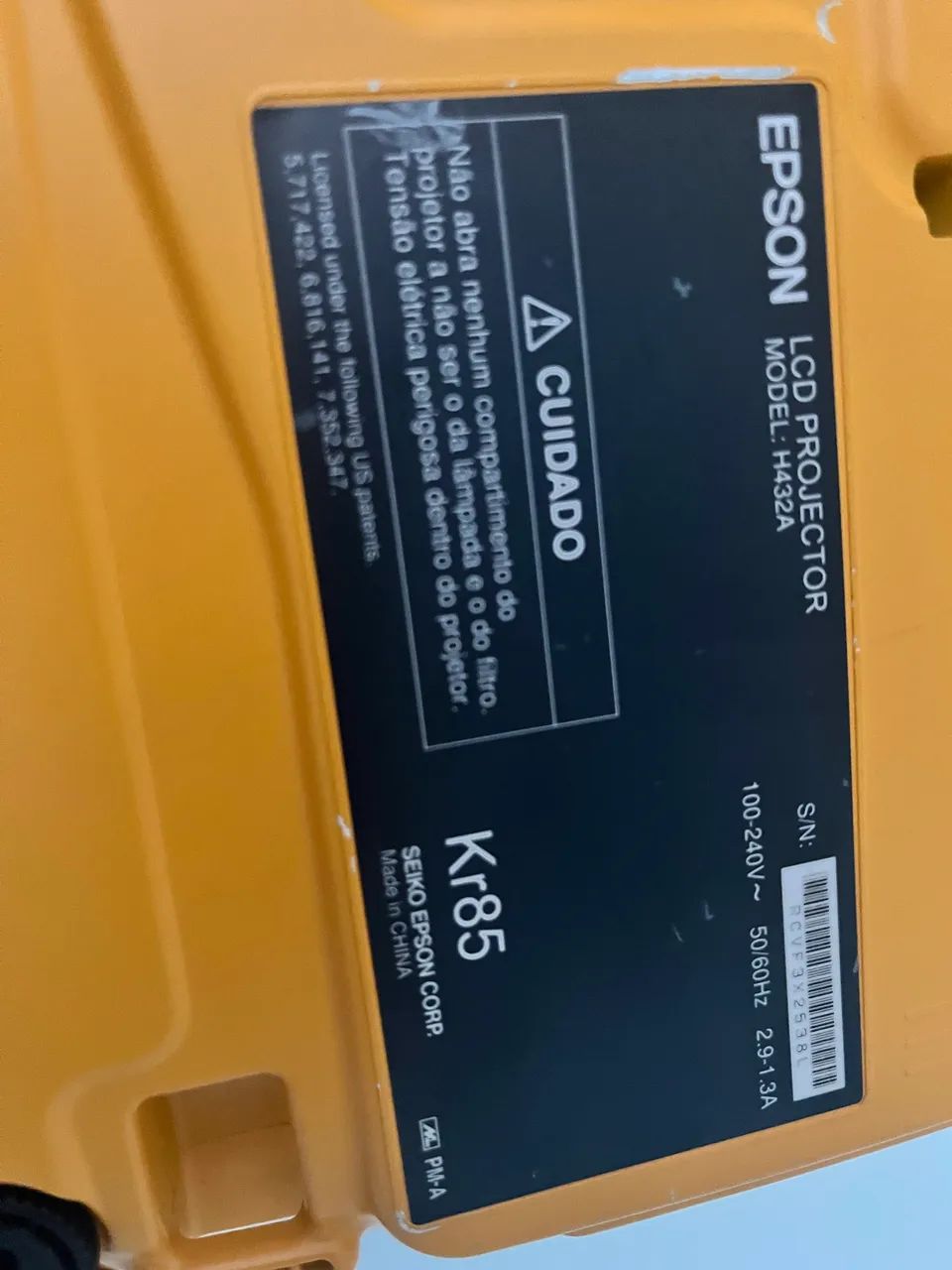 (DEFEITO) Projetor Epson EBX-02  - Foto 2