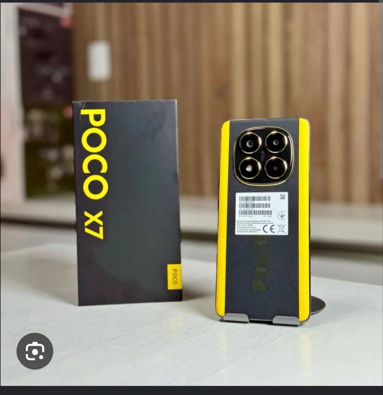 Poço X7 tem o carregador e fone e chave e caixa dele - Foto 2