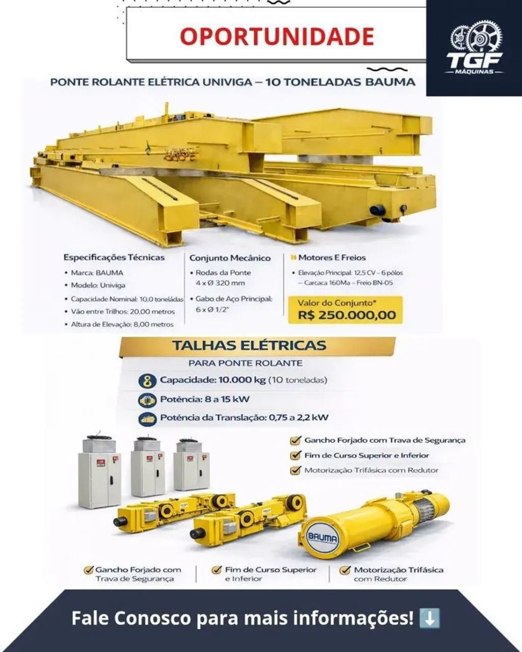 Ponte rolantes bauma